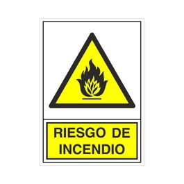 DUVER Signalisation 319 Plast. 420x297 Risque Incendie