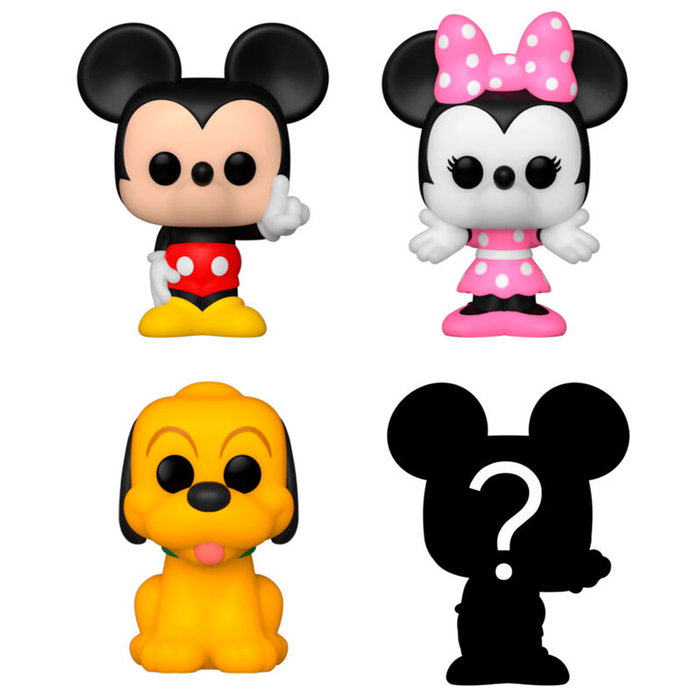FUNKO Blister 4 figurines Bitty POP Disney Mickey