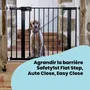 Safety 1st Extension pour barrière de sécurité, 14 cm en métal noir, fixation sans vis ni perçage, adapte le passage, pour bébé dès la naissance