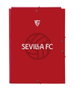 Safta Carpeta folio - Chemise à rabats à 3 volets Sevilla FC, format 26 x 33,5 x 2,5 cm