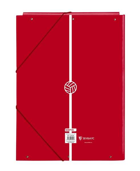 Safta Carpeta folio - Chemise à rabats à 3 volets Sevilla FC, format 26 x 33,5 x 2,5 cm Safta Carpeta folio - Chemise à rabats à 3 volets Sevilla FC, format 26 x 33,5 x 2,5 cm