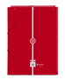 Safta Carpeta folio - Chemise à rabats à 3 volets Sevilla FC, format 26 x 33,5 x 2,5 cm