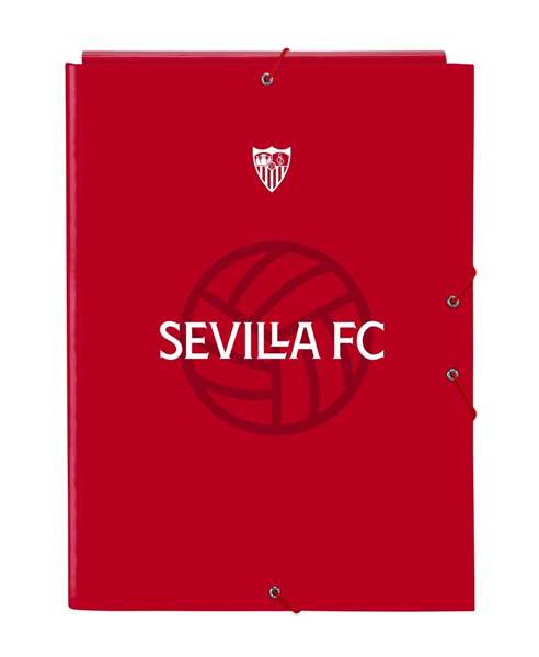 Safta Carpeta folio - Chemise à rabats à 3 volets Sevilla FC, format 26 x 33,5 x 2,5 cm Safta Carpeta folio - Chemise à rabats à 3 volets Sevilla FC, format 26 x 33,5 x 2,5 cm