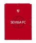Safta Carpeta folio - Chemise à rabats à 3 volets Sevilla FC, format 26 x 33,5 x 2,5 cm