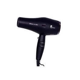 Perfect Beauty Sèche-cheveux professionnel avec ions négatifs Black R-4.000 - 2200W, 4 températures, 2 vitesses, moteur AC