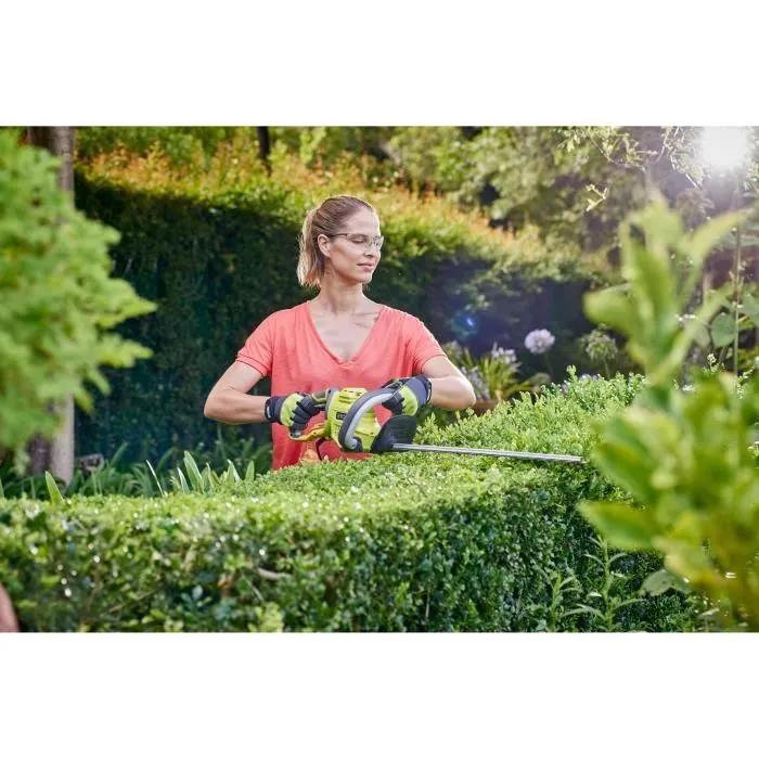 Ryobi RHT5150 Taille-haies électrique 500 W - Lames 50 cm - Écartement 22 mm - Poignées ergonomiques - Compatible collecteur déchets HEDGESWEEP Ryobi RHT5150 Taille-haies électrique 500 W - Lames 50 cm - Écartement 22 mm - Poignées ergonomiques - Compatible collecteur déchets HEDGESWEEP
