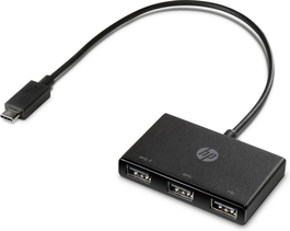 HP Z6A00AA Hub USB 4 ports USB 3.0 noir