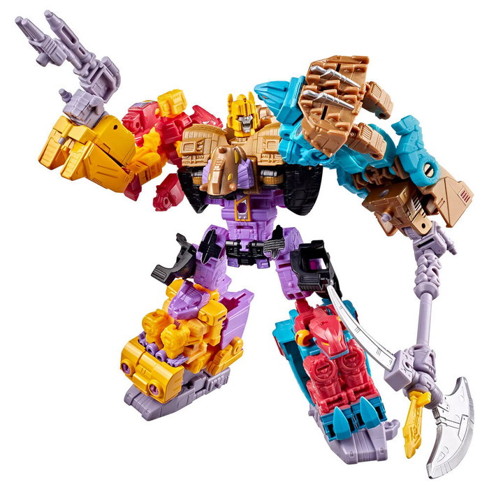 Hasbro Transformers Age of the Prime Decepticon Monstructor - Set de 6 figures combinables