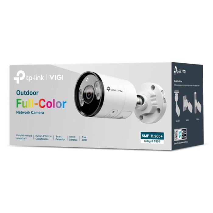 TP-Link Caméra IP InSight S355 (6 mm) pour Vidéosurveillance - Intérieur/Extérieur