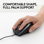 Logitech Souris Filaire M500 - Laser avec Dédilement Ultrapide et Boutons Programmables - Confort pour le Travail et le Jeu
