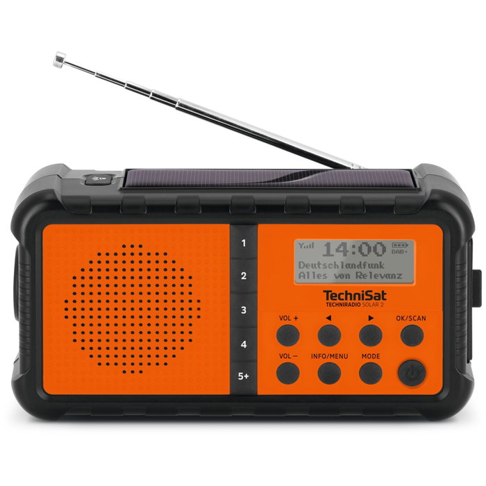 Technisat Techniradio Solar 2 noir/orange