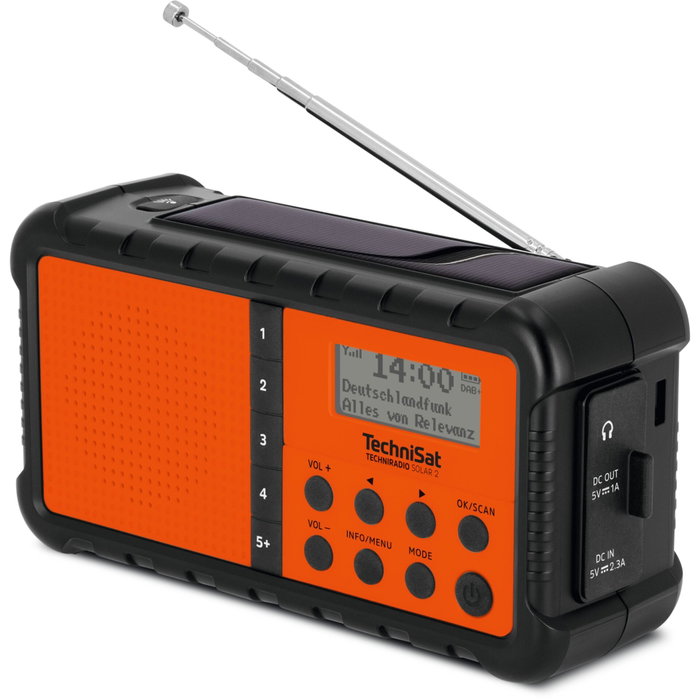 Technisat Techniradio Solar 2 noir/orange
