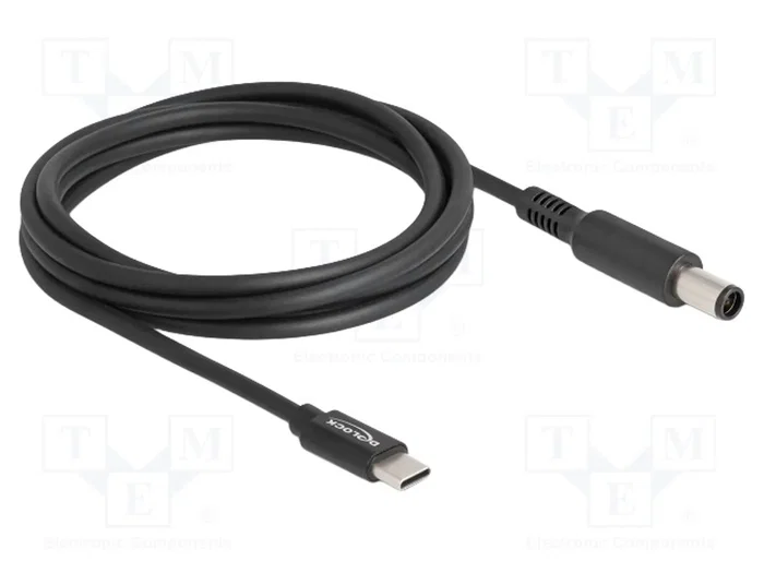 DELOCK Câble d'alimentation USB C vers DC 7,4/5,0 mm - 1,5m DELOCK Câble d'alimentation USB C vers DC 7,4/5,0 mm - 1,5m