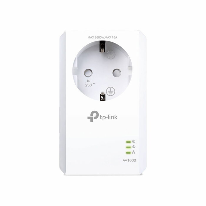 TP-Link TL-PA7017P Powerline AV1000 Gigabit Passthrough Blanc