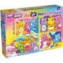 Liscianigiochi Puzzle MaxiFloor - Coffret de 4 puzzles de sol Care Bears (Bisounours) - 48 pièces chacun - À partir de 4 ans