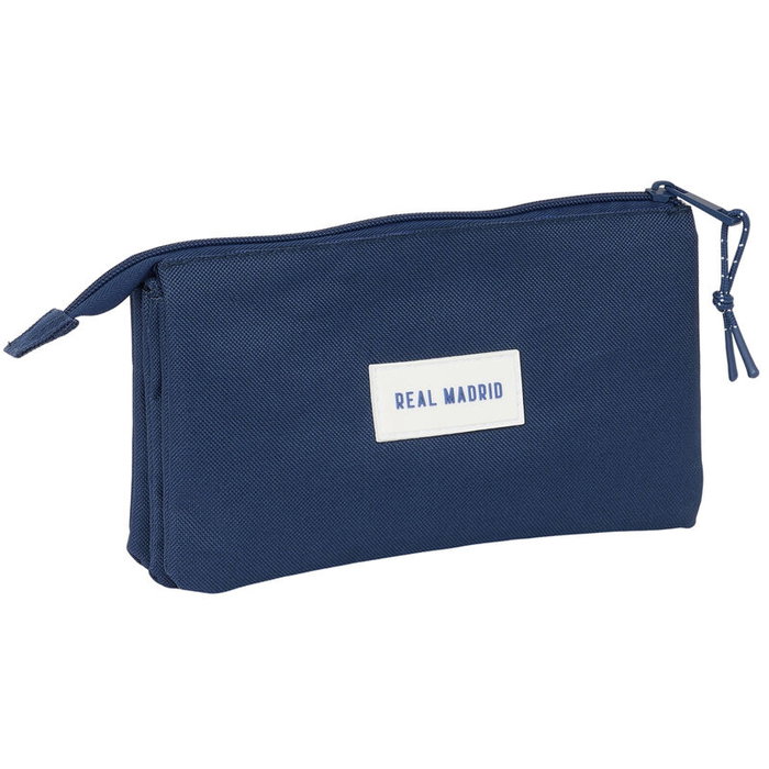 Safta Trousse Triple Real Madrid C.F. Bleu Marine Safta Trousse Triple Real Madrid C.F. Bleu Marine