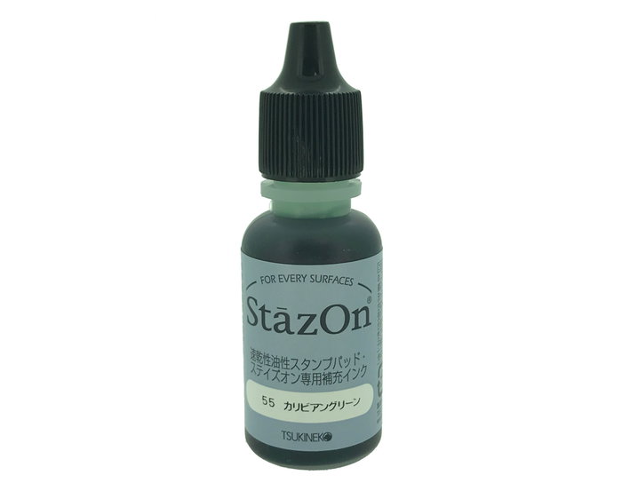 Tsukineko Encre STAZON Verde Caribe 15ml Tsukineko Encre STAZON Verde Caribe 15ml