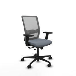 PIQUERAS Y CRESPO Chaise Haches Synchrone/Traslack Gris