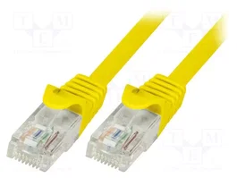 LOGILINK Câble Ethernet Cat 6 U/UTP 3m RJ45 jaune