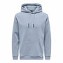 Sweat à capuche homme Only & Sons Onsceres Eventide Eau 124- Vibrant