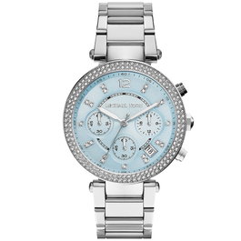 Michael Kors MK6104 Argenté Cadran Bleu