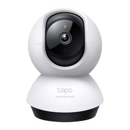 TP-Link Tapo Caméra de Surveillance WiFi Intérieure Pan/Tilt 2K QHD AI, Détection Intelligente, Audio Bidirectionnel, Vision Nocturne