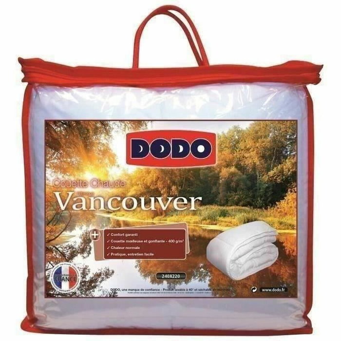 Dodo Couette Vancouver Blanche 240 x 260 cm