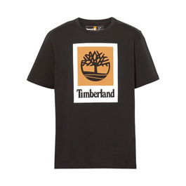 T-shirt à manches courtes homme Timberland Stack Logo Colored Short Sleeve Noir S