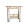 Lit de jardin DKD Home Decor Blanc Naturel 200 x 180 x 200 cm