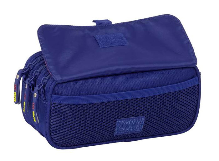 Safta Coffret de rangement triple F.C. Barcelona - 1ère équipe 25/26 - 21,5 x 10 x 8 cm - Âge recommandé : 3 ans et plus