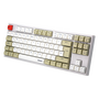 Phoenix Royal Teclado Gaming Mécanique 87 Touches Switches Outemu Brown PBT Blanc