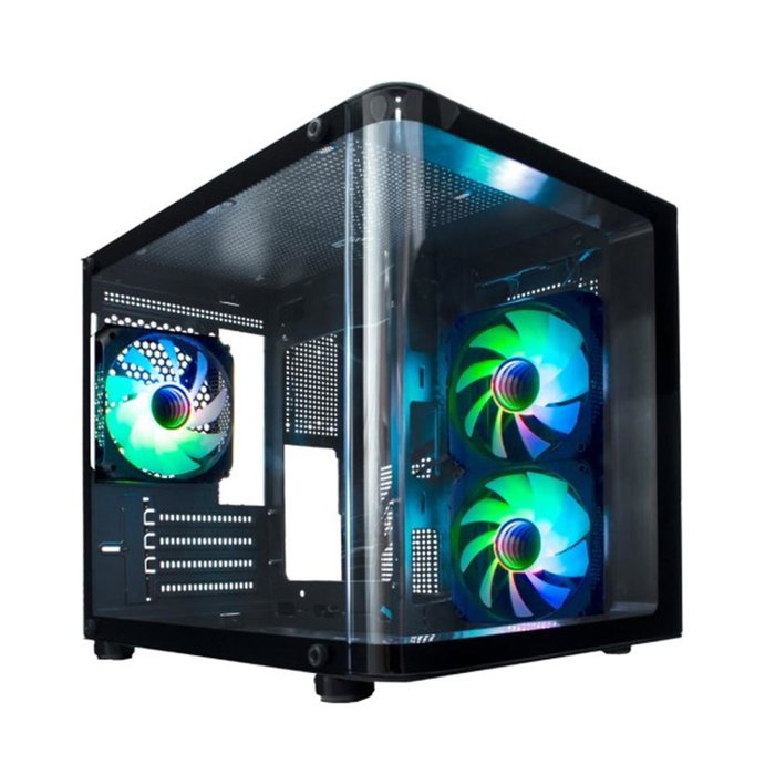 Coolbox GM100 Vision Boîtier PC Gaming MicroATX ARGB Verre Trempé Noir Coolbox GM100 Vision Boîtier PC Gaming MicroATX ARGB Verre Trempé Noir