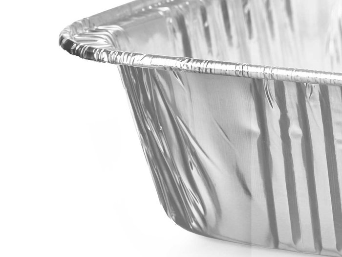 Kinvara Lot de 3 Plateaux Rectangulaires en Aluminium 36x27 cm - Argent (Set de 24)