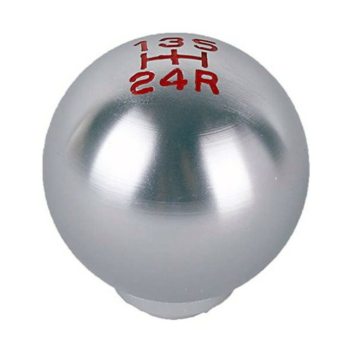 Occ Sport Poignée de levier de vitesse en aluminium ronde couleur argent Occ Sport Poignée de levier de vitesse en aluminium ronde couleur argent