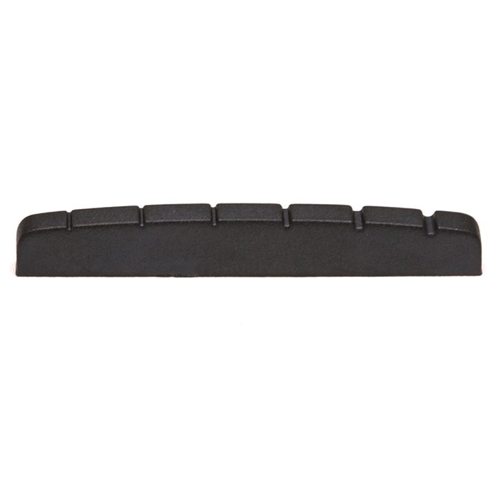 Graphtech Black Tusq XL Sillet slotted plat avec PTFE pour guitare basse Graphtech Black Tusq XL Sillet slotted plat avec PTFE pour guitare basse