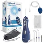 Waterpik WP-583 Advanced - Hydropulseur dentaire sans fil rechargeable, 3 niveaux de pression, 4 embouts, étanche, efficace contre la plaque