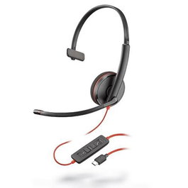 Poly Blackwire 3210 USB-C Monaural Noir