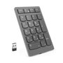 Lenovo Pavé numérique sans fil 2.4 GHz, 21 touches tactiles, Gris