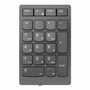 Lenovo Pavé numérique sans fil 2.4 GHz, 21 touches tactiles, Gris