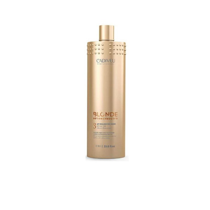 Brasil Cacau Masque Reconstructor 3 Ph-Balancing pour cheveux décolorés - pH 2,2-3,0 - 1000 ml - Rééquilibre le pH et scelle les cuticules Brasil Cacau Masque Reconstructor 3 Ph-Balancing pour cheveux décolorés - pH 2,2-3,0 - 1000 ml - Rééquilibre le pH et scelle les cuticules