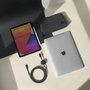 Native Union Anchor Cable Câble USB-C à USB-C avec ancrage anti-dérapant, longueur 2m (6.5ft), charge rapide PD 60W, revêtement en nylon recyclé, sangle cuir - Cosmos