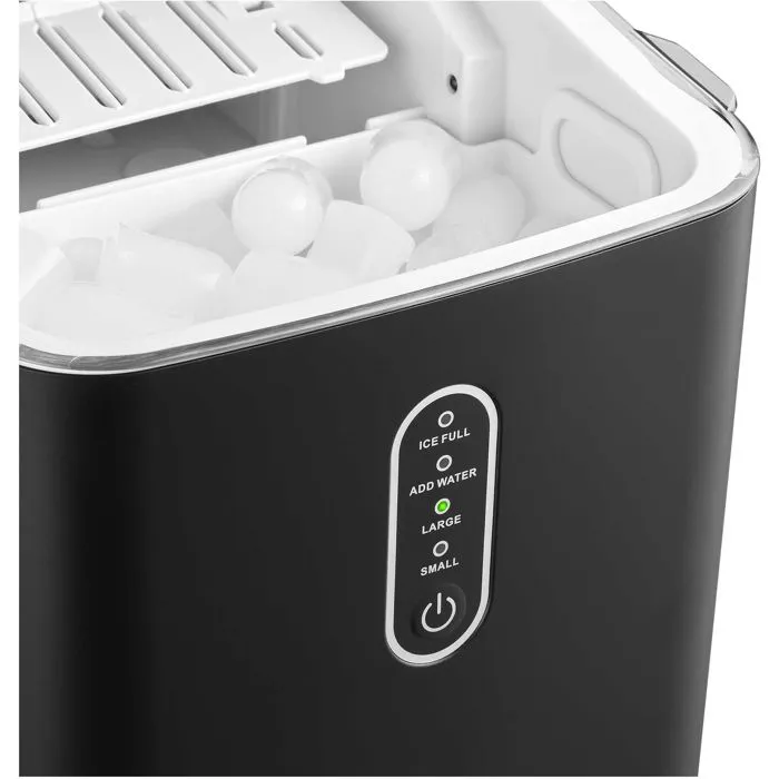 Sencor SIM 2500BK - Machine à Glaçons Portative, 12 kg/jour, 8 glaçons en 8 min, Fonction Arrêt Automatique, 1L Sencor SIM 2500BK - Machine à Glaçons Portative, 12 kg/jour, 8 glaçons en 8 min, Fonction Arrêt Automatique, 1L