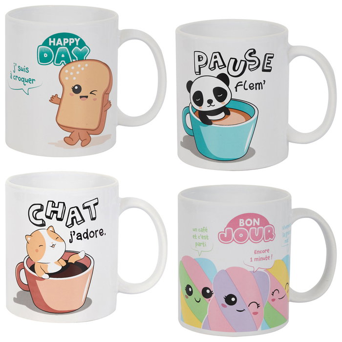 The Concept Factory Tasse en Grès KAWAII 300 ml