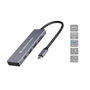 Conceptronic Station d'accueil USB-C 6-en-1 avec HDMI 4K 60Hz, USB-C PD 100W, USB 3.0, SD/TF