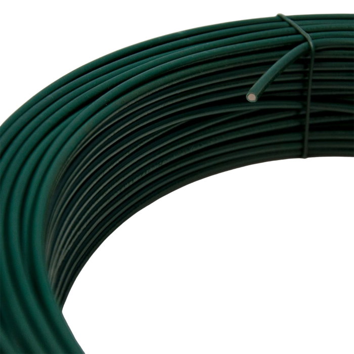 WOLFPACK LINEA PROFESIONAL Fil de fer plastifié vert nº17, 25 kg