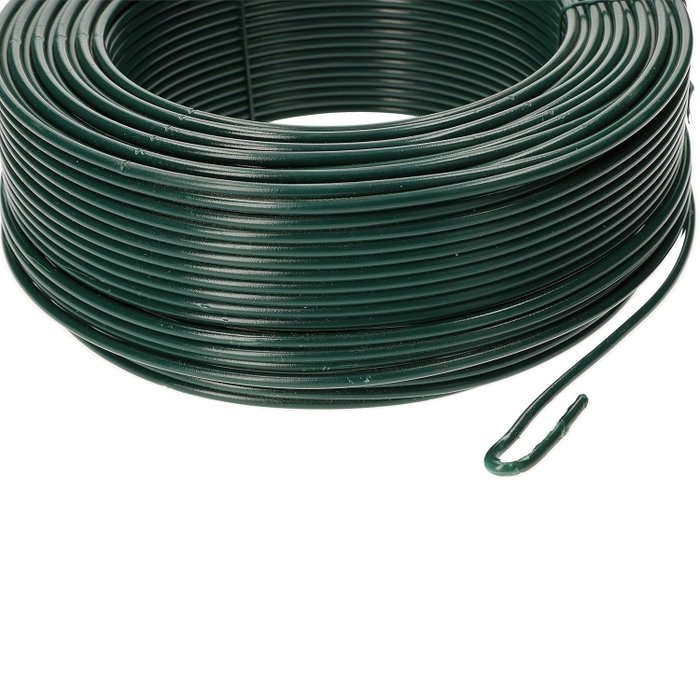 WOLFPACK LINEA PROFESIONAL Fil de fer plastifié vert nº17, 25 kg