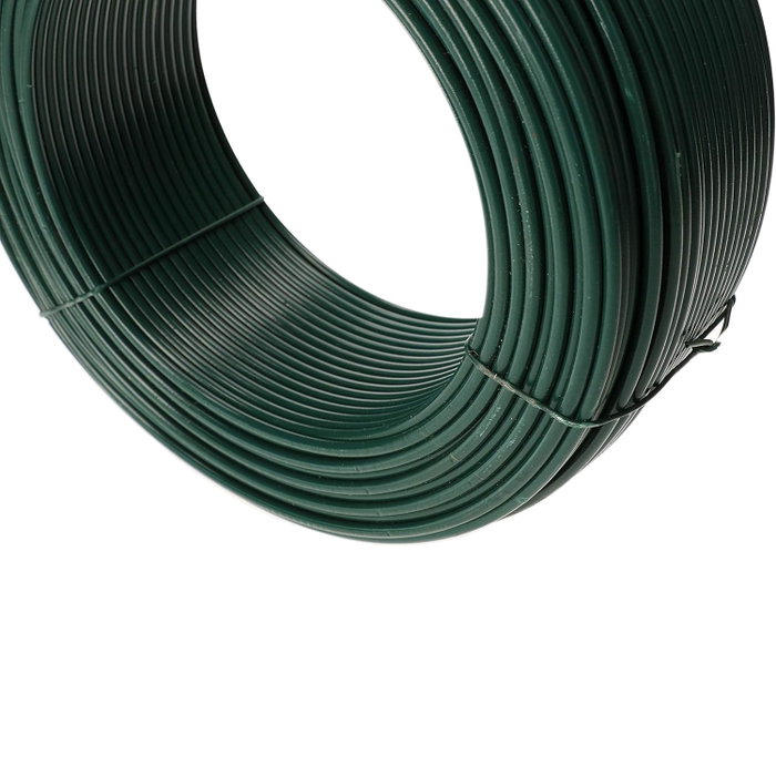 WOLFPACK LINEA PROFESIONAL Fil de fer plastifié vert nº17, 25 kg