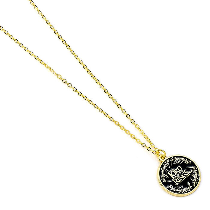 THE CARAT SHOP Colgante Logo El Señor de los Anillos - Collier Doré en Alliage de Zinc avec Pendentif Logotipe Lord of the Rings THE CARAT SHOP Colgante Logo El Señor de los Anillos - Collier Doré en Alliage de Zinc avec Pendentif Logotipe Lord of the Rings