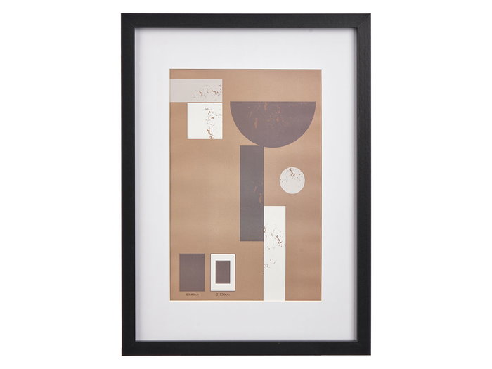 GIFTDECOR Cadre photo mural en bois noir avec passe-partout 21x30cm