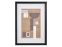 GIFTDECOR Cadre photo mural en bois noir avec passe-partout 21x30cm